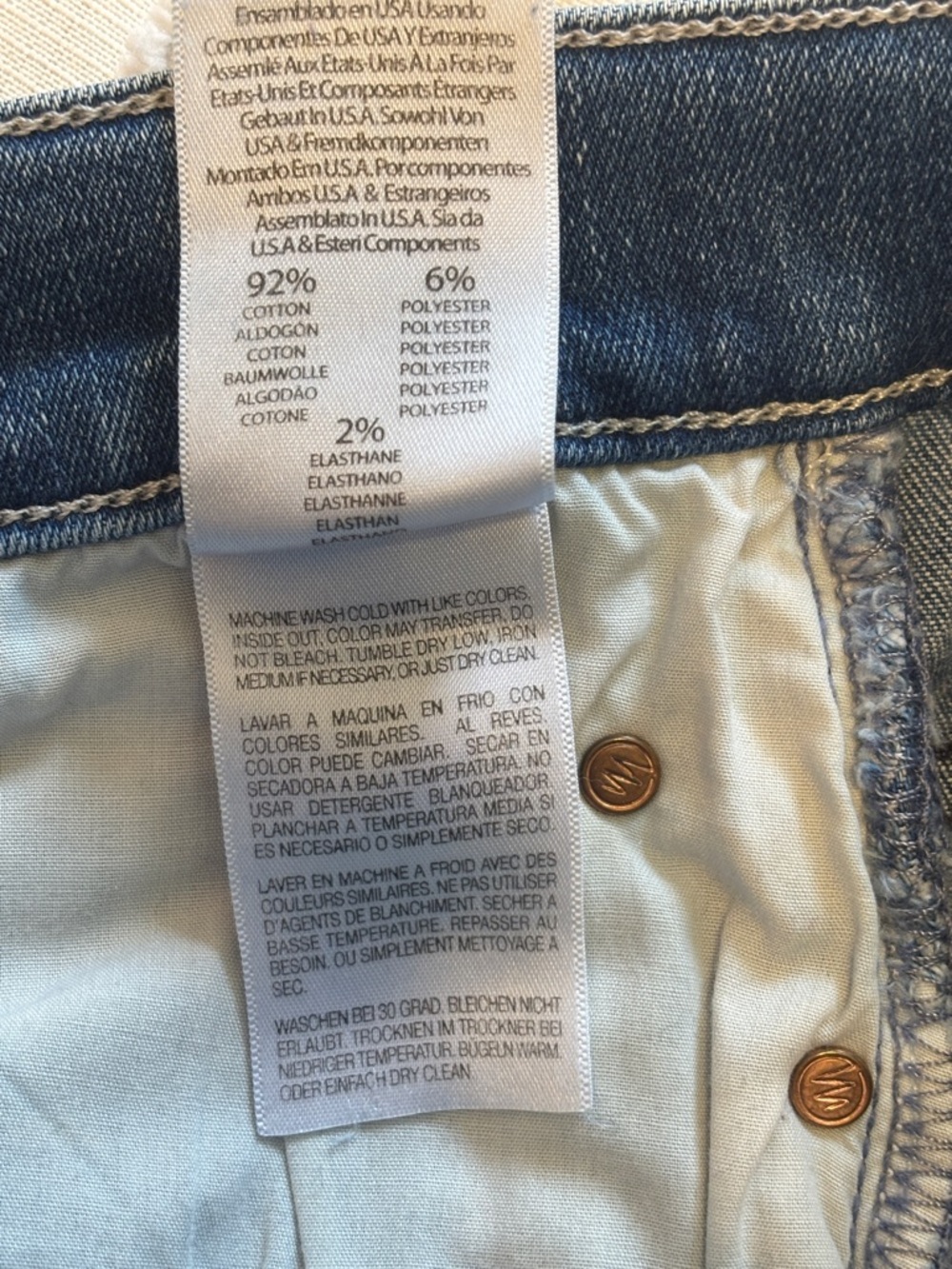 MOTHER The Stunner Ankle Step Fray Jean Good Girls Do size 26 - Picture 8 of 12